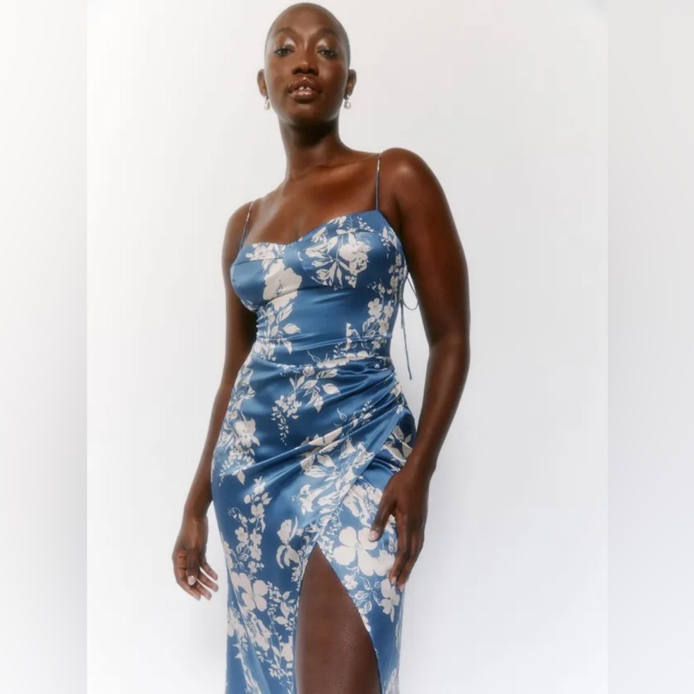 Reformation Marguerite Silk Dress